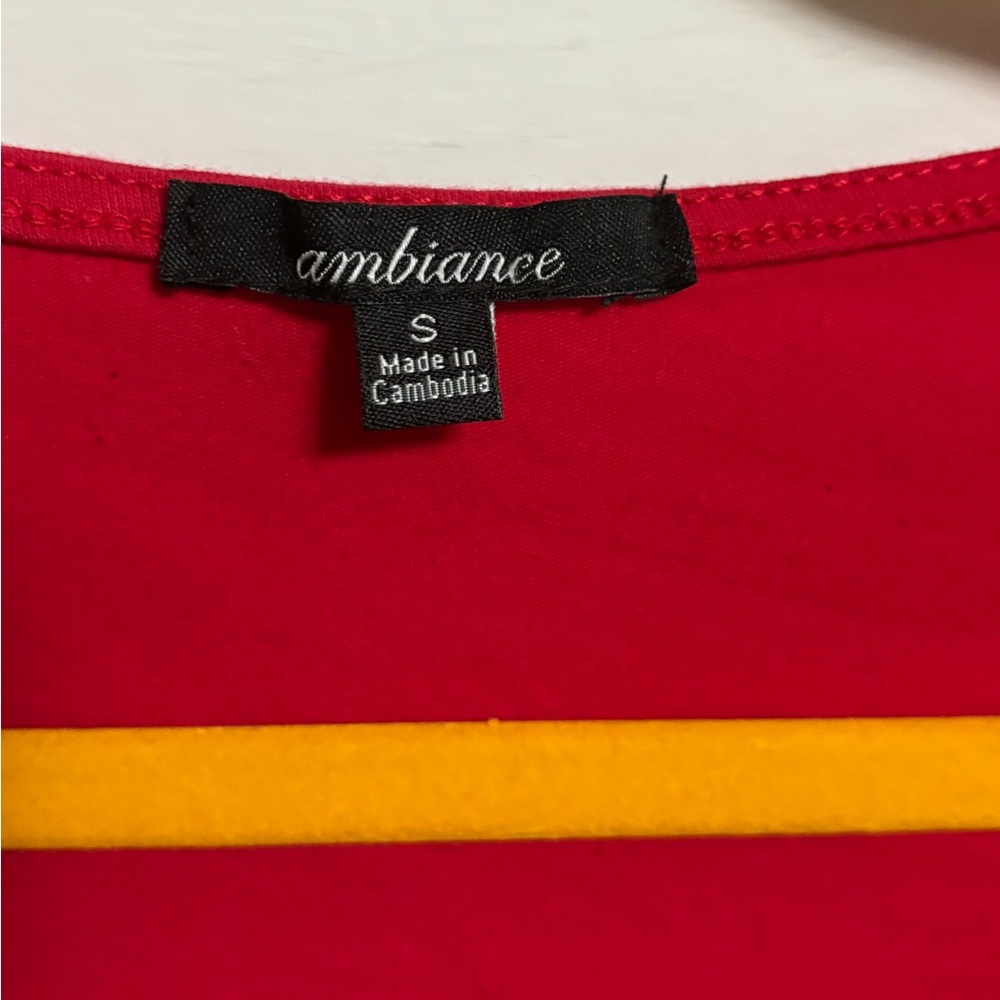 Cherry Red Blouse - Picture 3 of 3